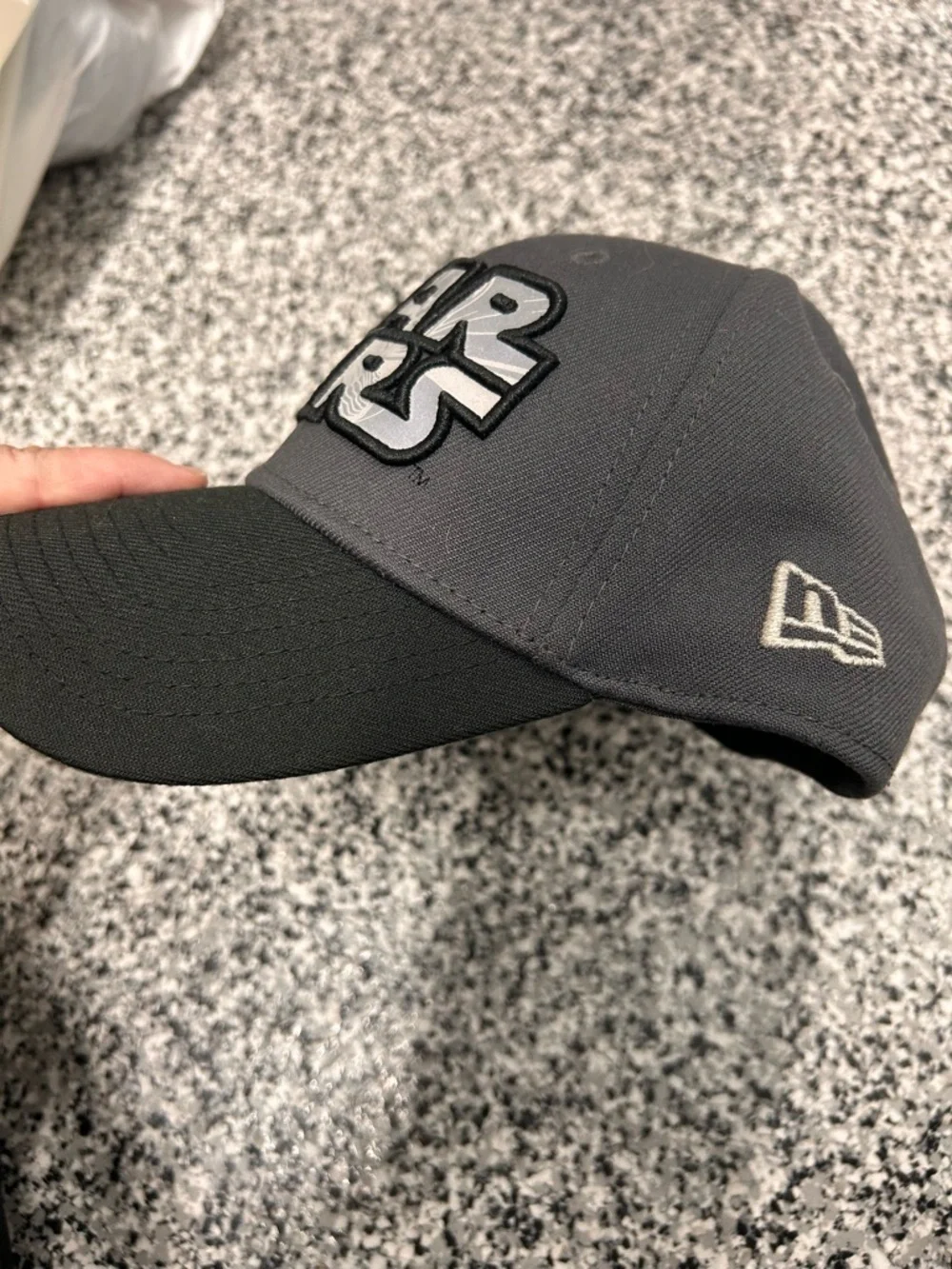 Star Wars Logo Snapback Cap - Gray Crown Black Bill